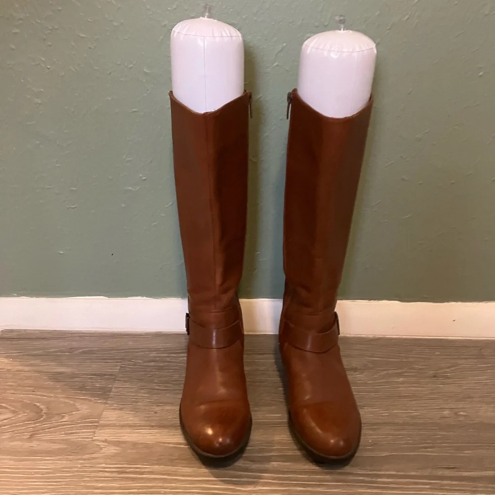 NWOT Clarks Leather Knee High Boots - Picture 7 of 15